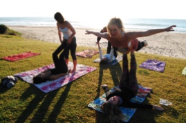 Acro yoga on the beach!
