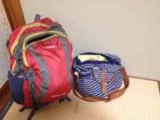 All my stuff for my 5 day trip. I'm getting pretty good at packing light.